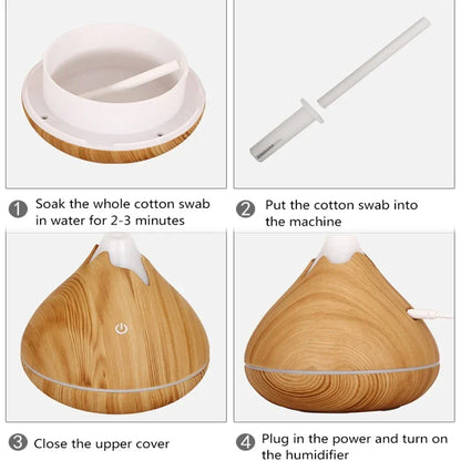 Dyfuzor olejków 350ML LED 7 kolorów